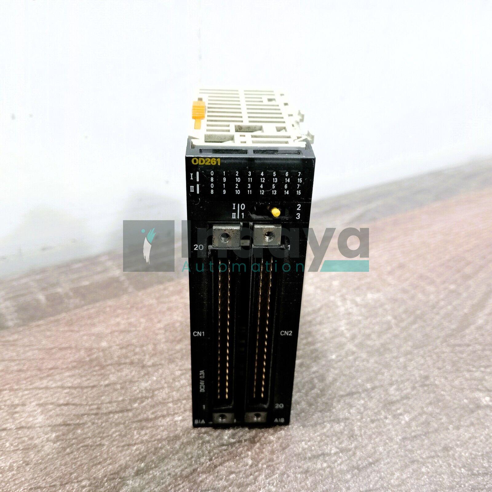 OMRON CJ1W-OD261 I/O MODULE 64-POINT OUTPUT 12-24 VDC SWITCHING CAPACITY 16 POINT/COMMON NPN 2X FCN40