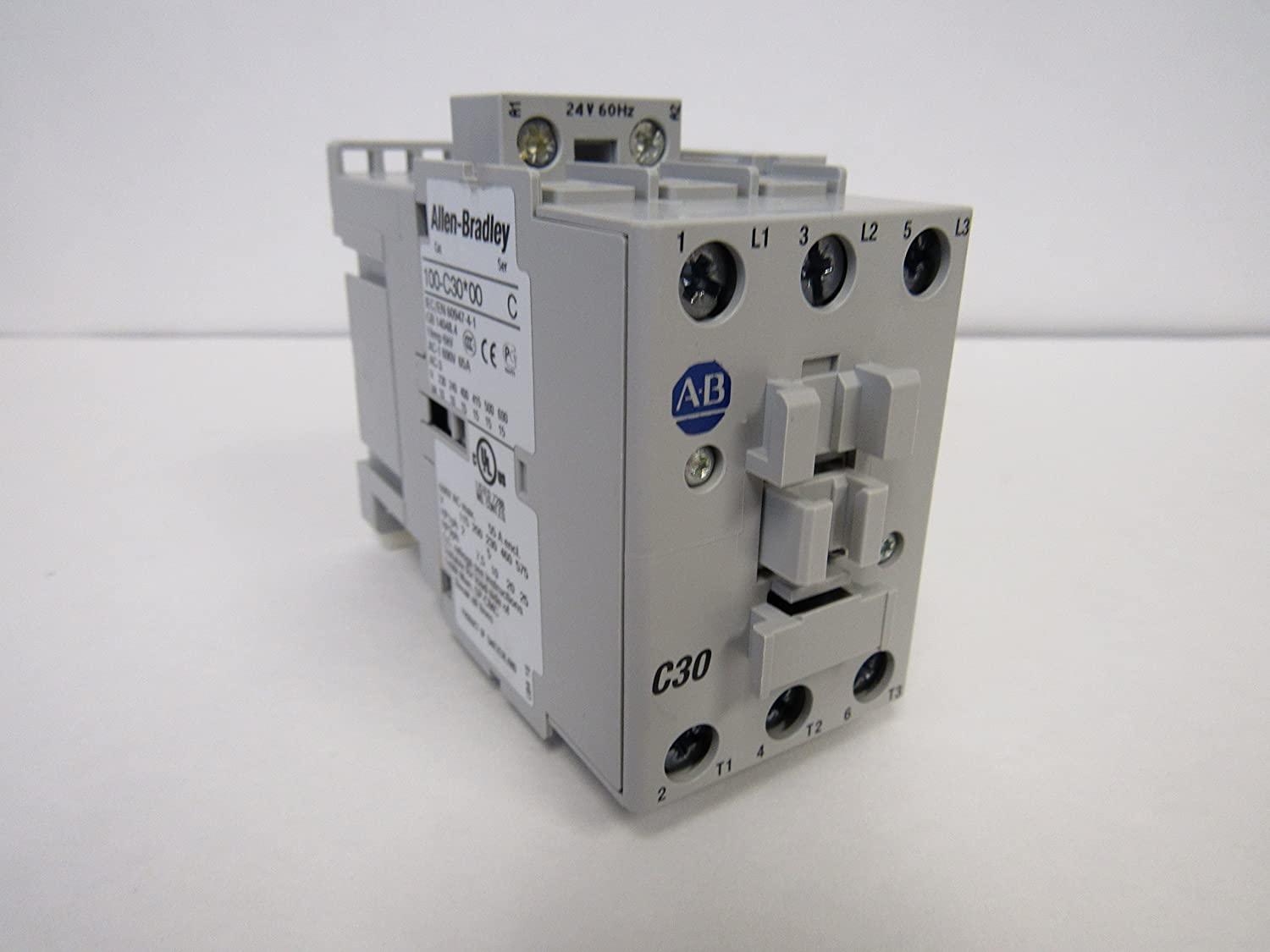  ALLEN BRADLEY 100-C30J10 30 AMP IEC CONTACTOR 
