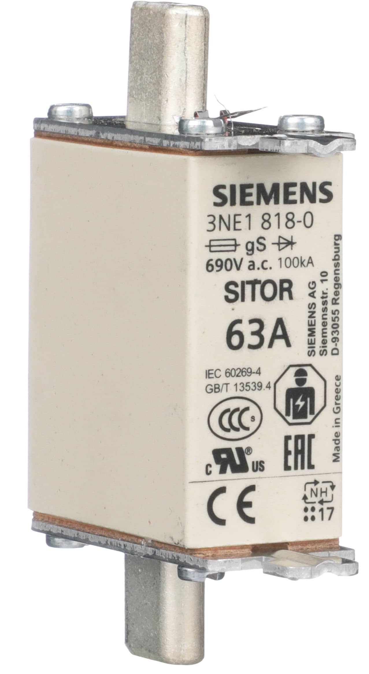  SIEMENS 3NE3335 560AMP FUSE LINK 