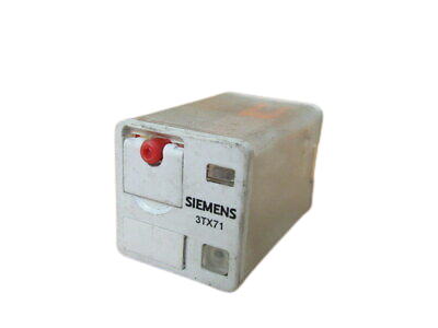 SIEMENS 3TX7112-1LF13 10 AMP PLUG-IN RELAY 