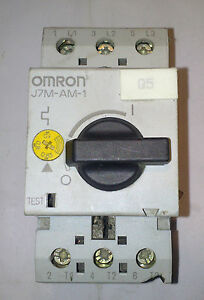 OMRON J7M-AM-1 0.63-1AMP CIRCUIT BREAKER