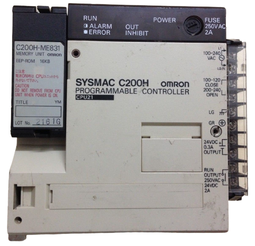 OMRON C200H-CPU21V-E 1/.5 AMP CPU UNIT
