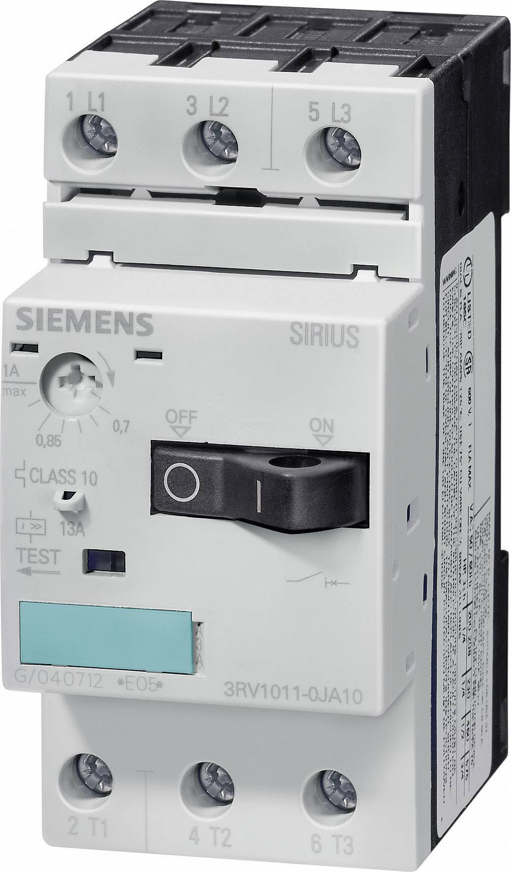SIEMENS FURNAS ELECTRIC CO 3RV1011-1JA10 CIRCUIT BREAKER 