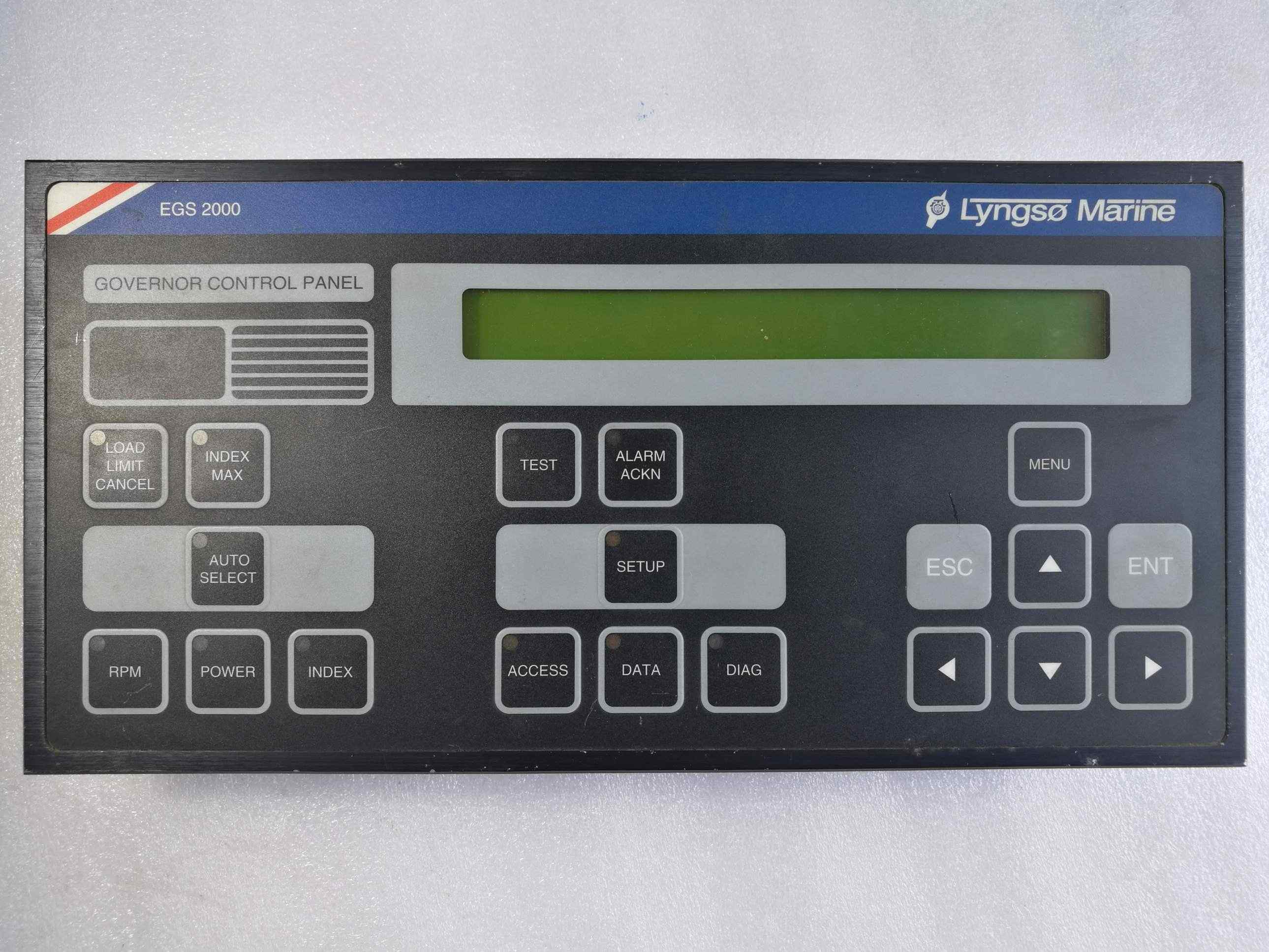 Lyngso Marine EGS 2000 Governor Control Panel
