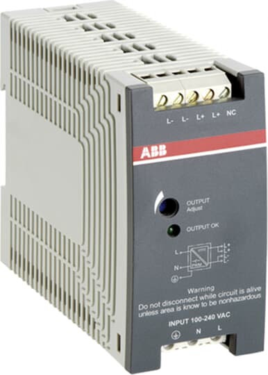 ABB CP-E 24/1.25 SWITCH MODE POWER SUPPLY 100-240VAC / 47-63Hz CPE241.25