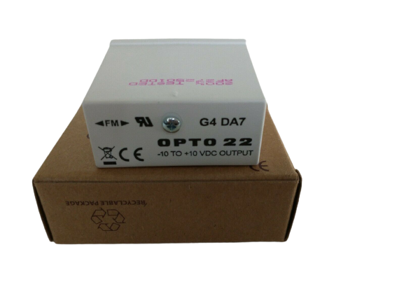 OPTO 22 G4 DA7 ANALOG I/O -10 TO +10 VDC OUTPUT MODULE