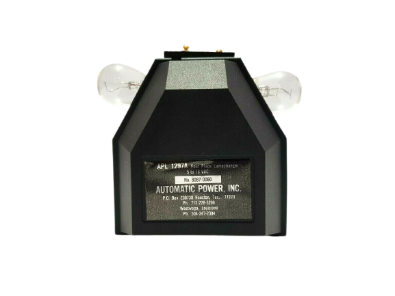 AUTOMATIC POWER APL 1297A FOUR PLACE LAMPCHANGER 8087-0060 5 TO 16 VDC