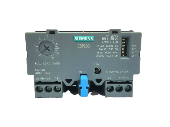 SIEMENS ESP200 SOLID STATE OVERLOAD RELAY 48ATC3S00 3-12A
