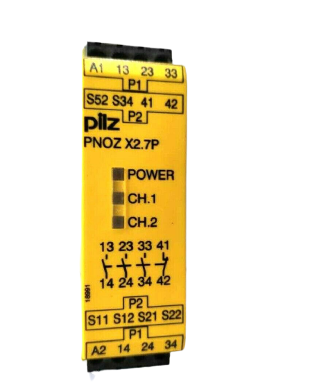 PILZ PNOZ X2.7P SAFETY RELAY 24-240VAC/DC 3N/O 1N/C PNOZX27P