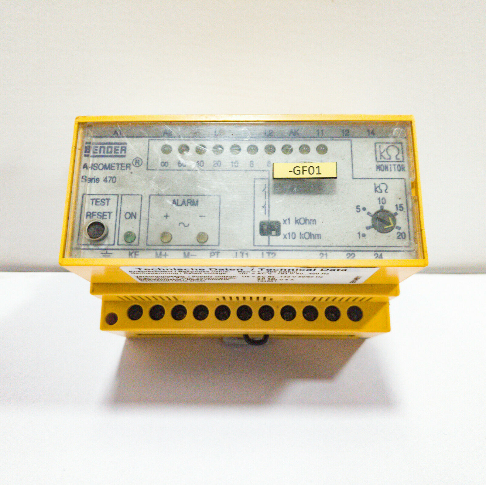 BENDER IR470LY-4013 INSULATION MONITORING DEVICE
