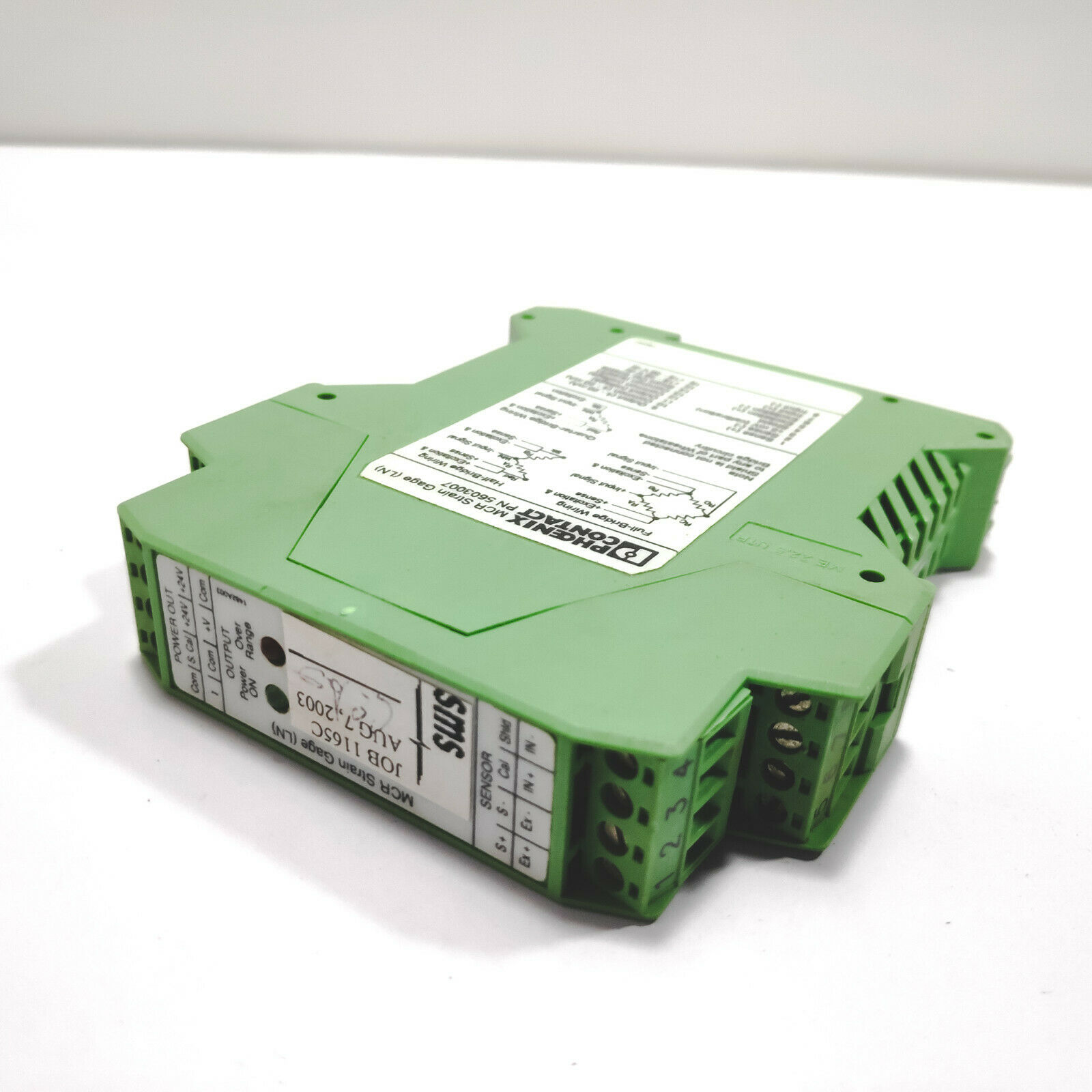 PHOENIX CONTACT MCR-SGA-LN-DC (5603007) STRAIN GAUGE/LOAD CELL AMPLIFIER