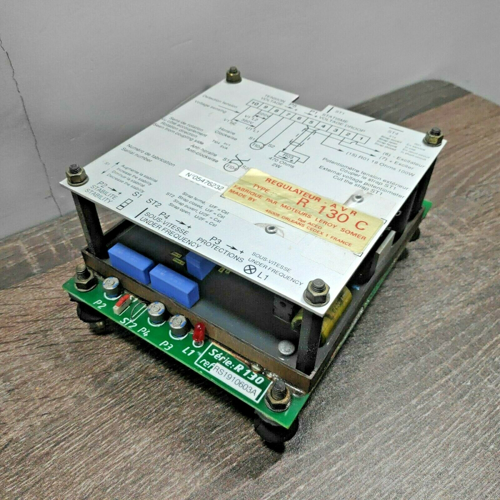 Leroy Somer R130c Automatic Voltage Regulator - AVR