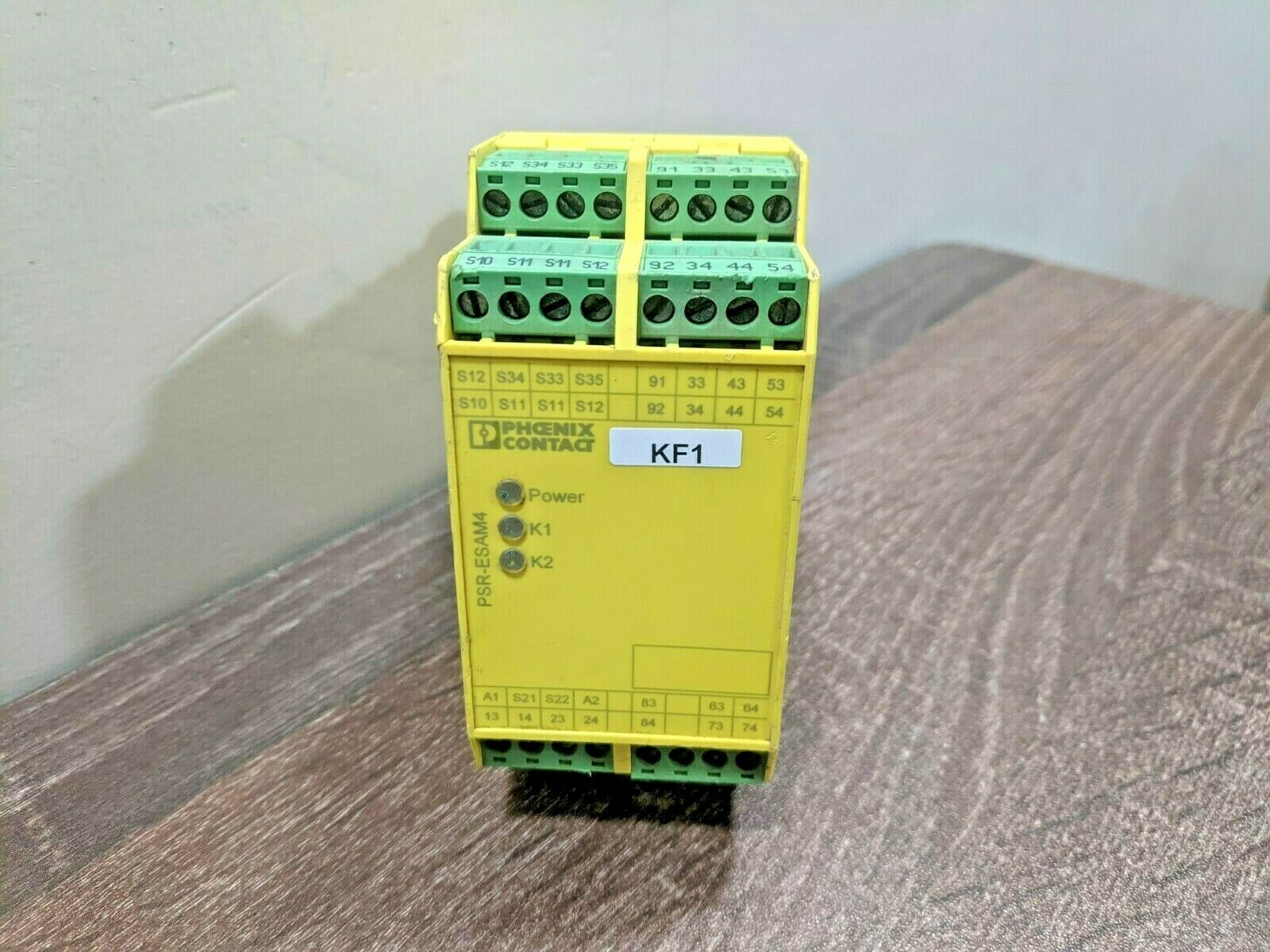 PHOENIX CONTACT PSR-SCP- 24UC/ESAM4/8X1/1X2 SAFETY RELAY