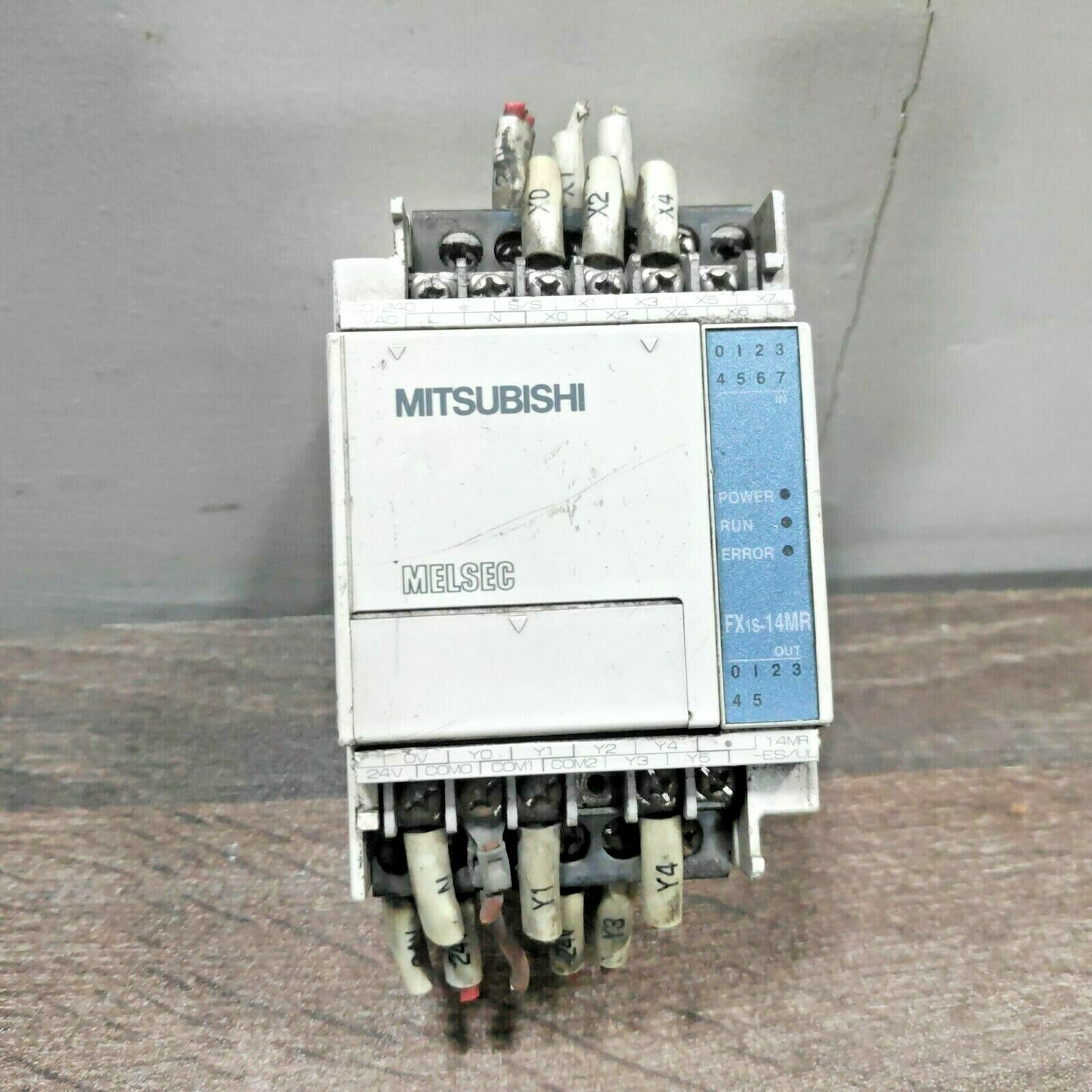 MITSUBISHI FX1S-14MR-ES/UL MELSEC PLC CONTROLLER