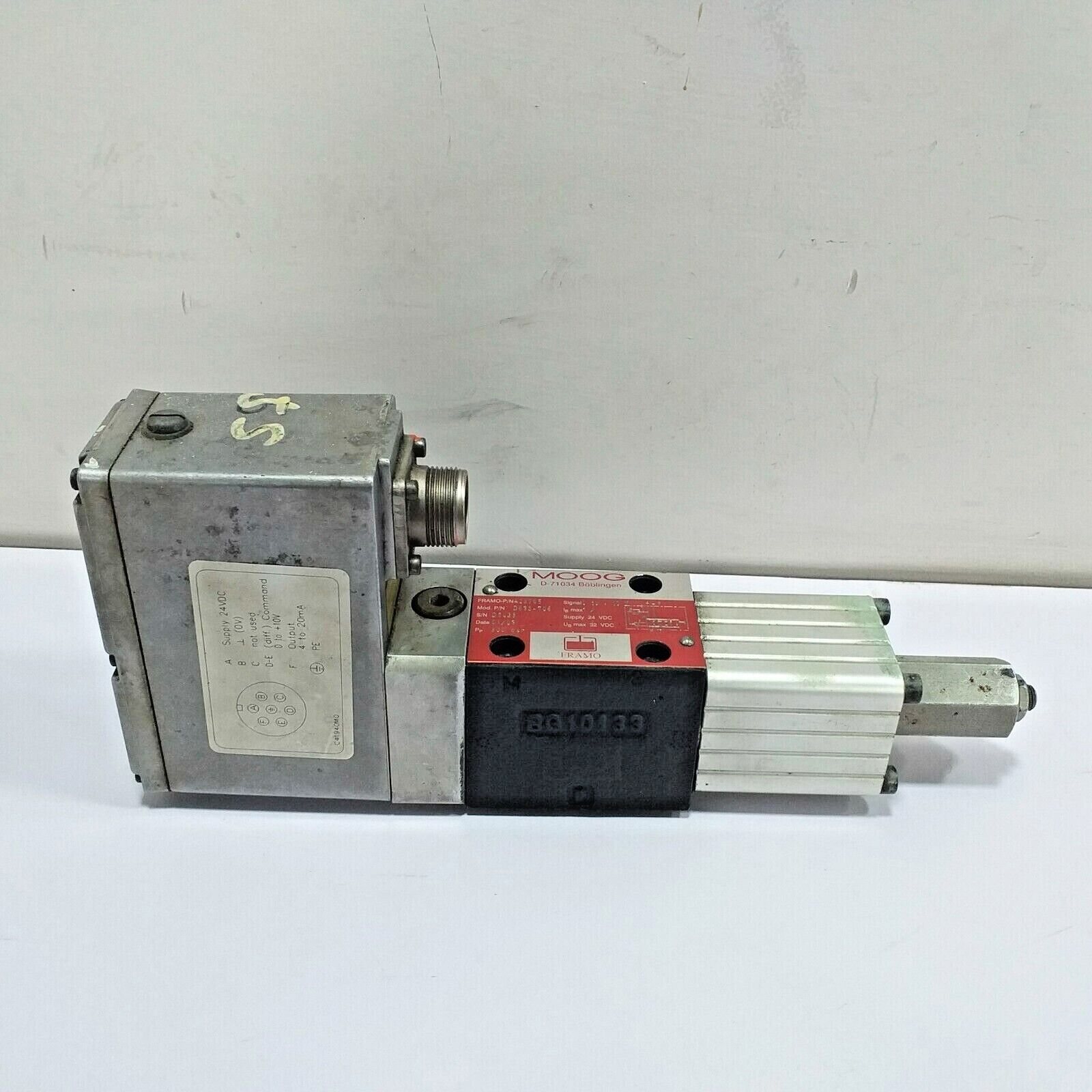 MOOG D635-706 PRESSURE CONTROL VALVE WITH INTEGRATED ELECTRONICS
