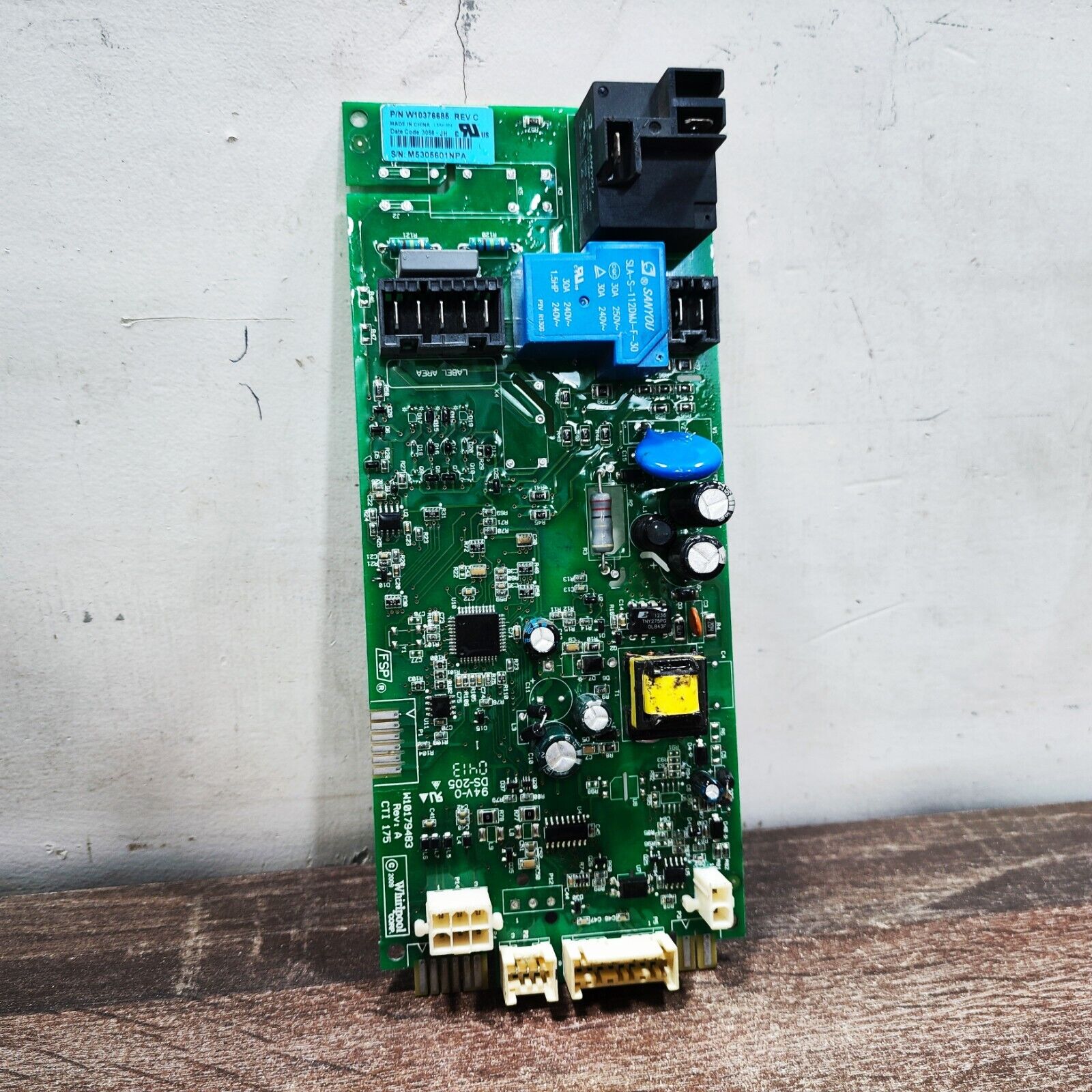 WHIRLPOOL W10376685 REV C