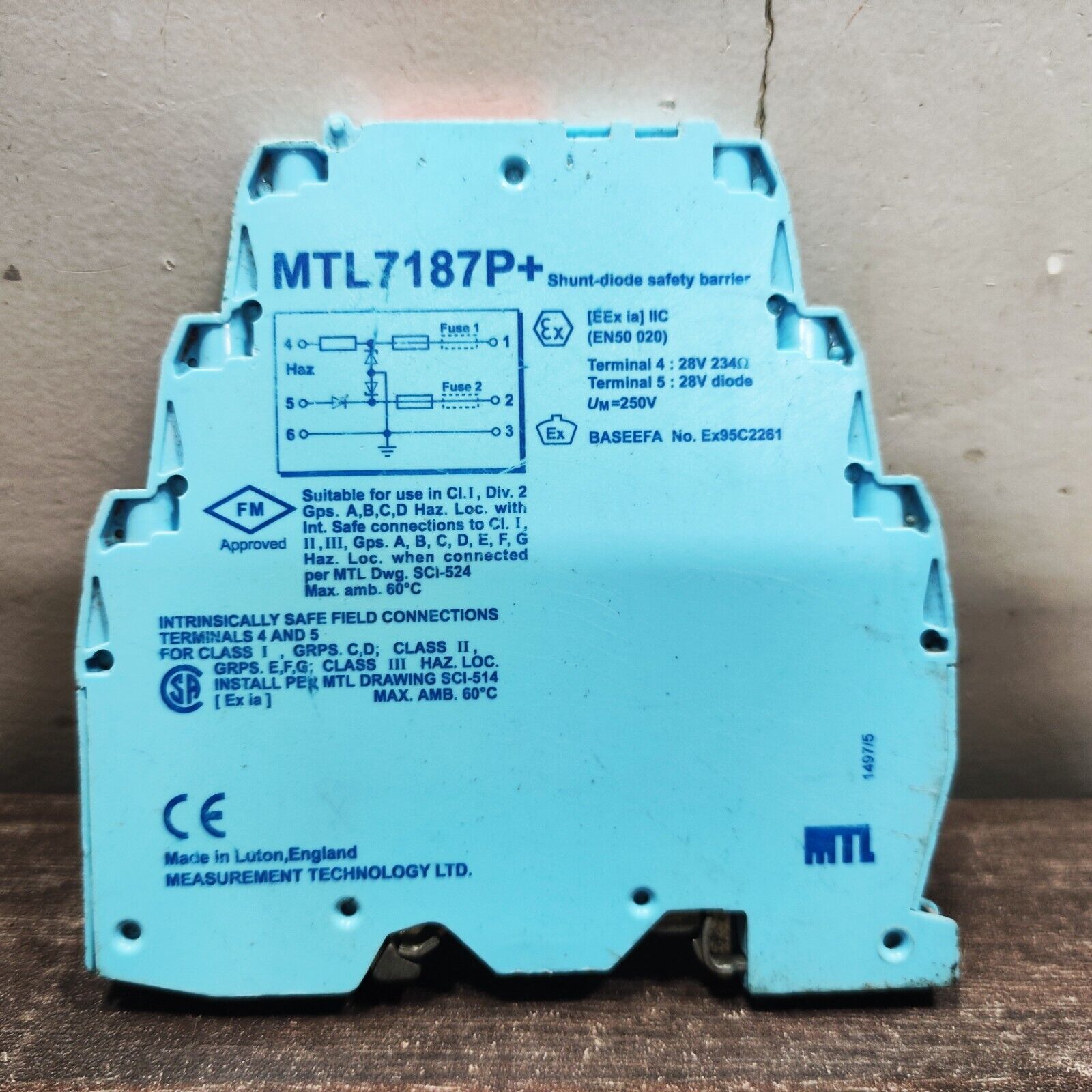 Mtl MTL7187P+ - Safety Barrier Shunt Diode 