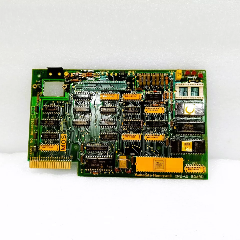 Yamatake Honeywell MOS 80341012-001 CPU-II Board PCB