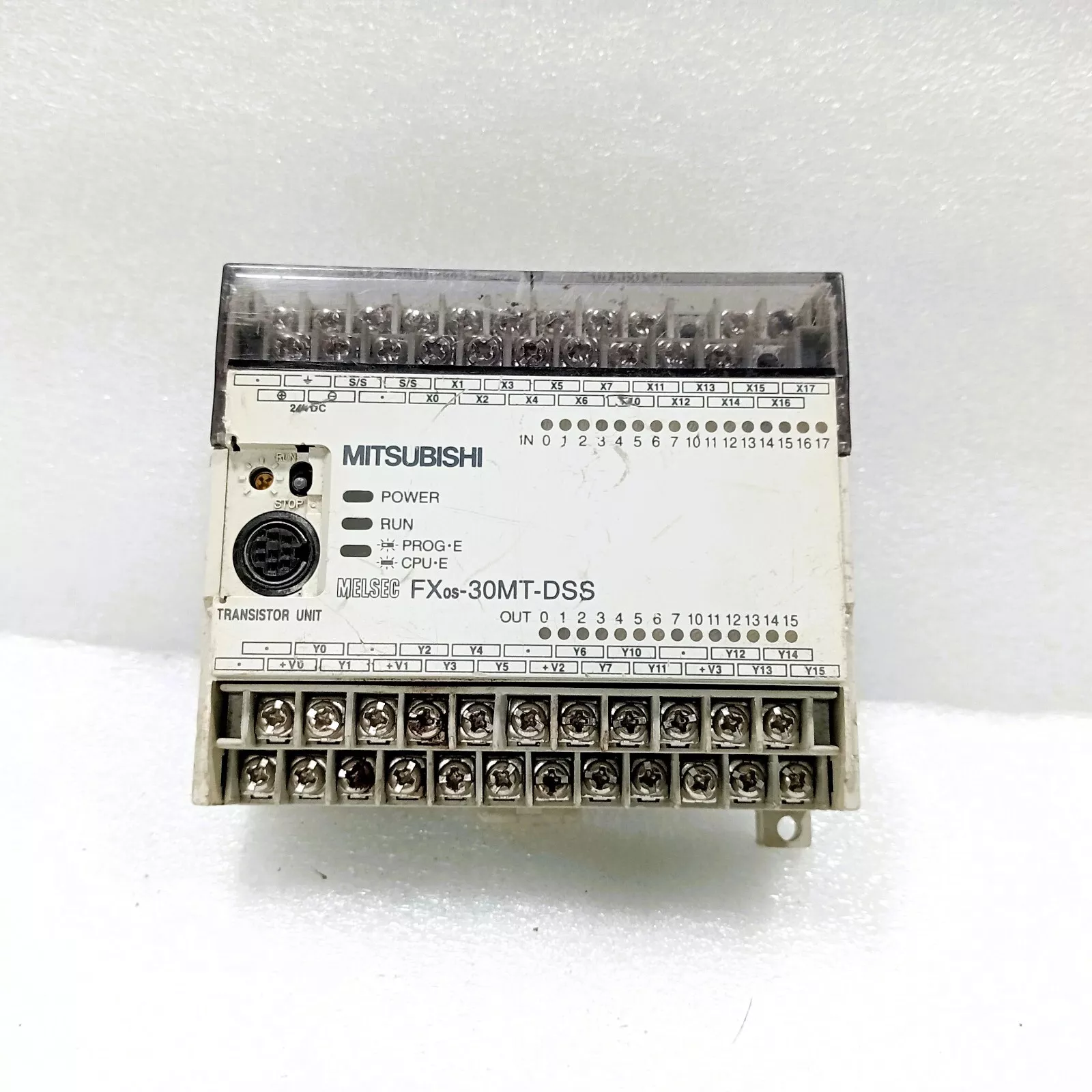 MITSUBISHI FX0S-30MT-DSS PROGRAMMABLE CONTROLLER PLC MODULE 16 DIGITAL INPUT