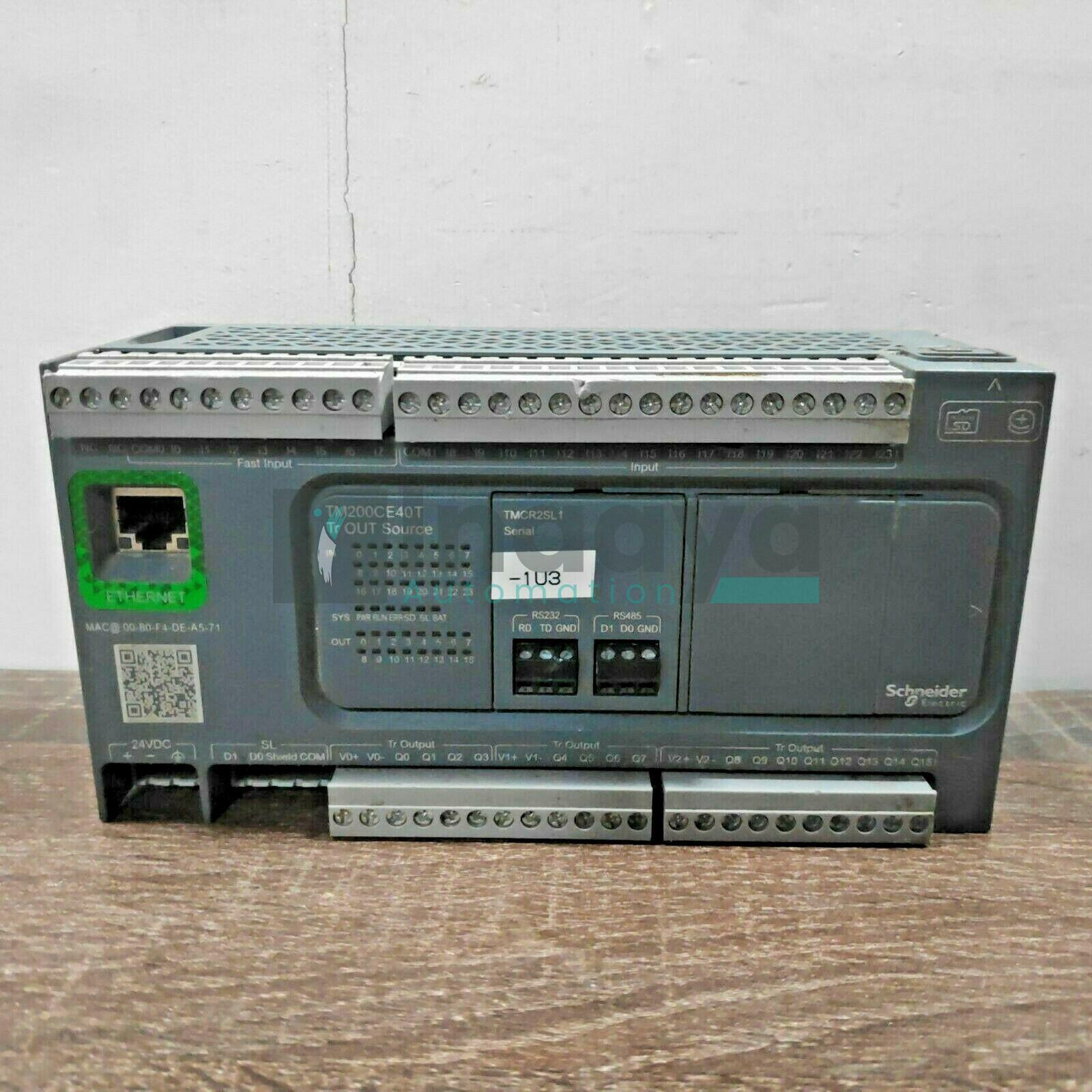 SCHNEIDER ELECTRIC TM200CE40T LOGIC CONTROLLER PLC