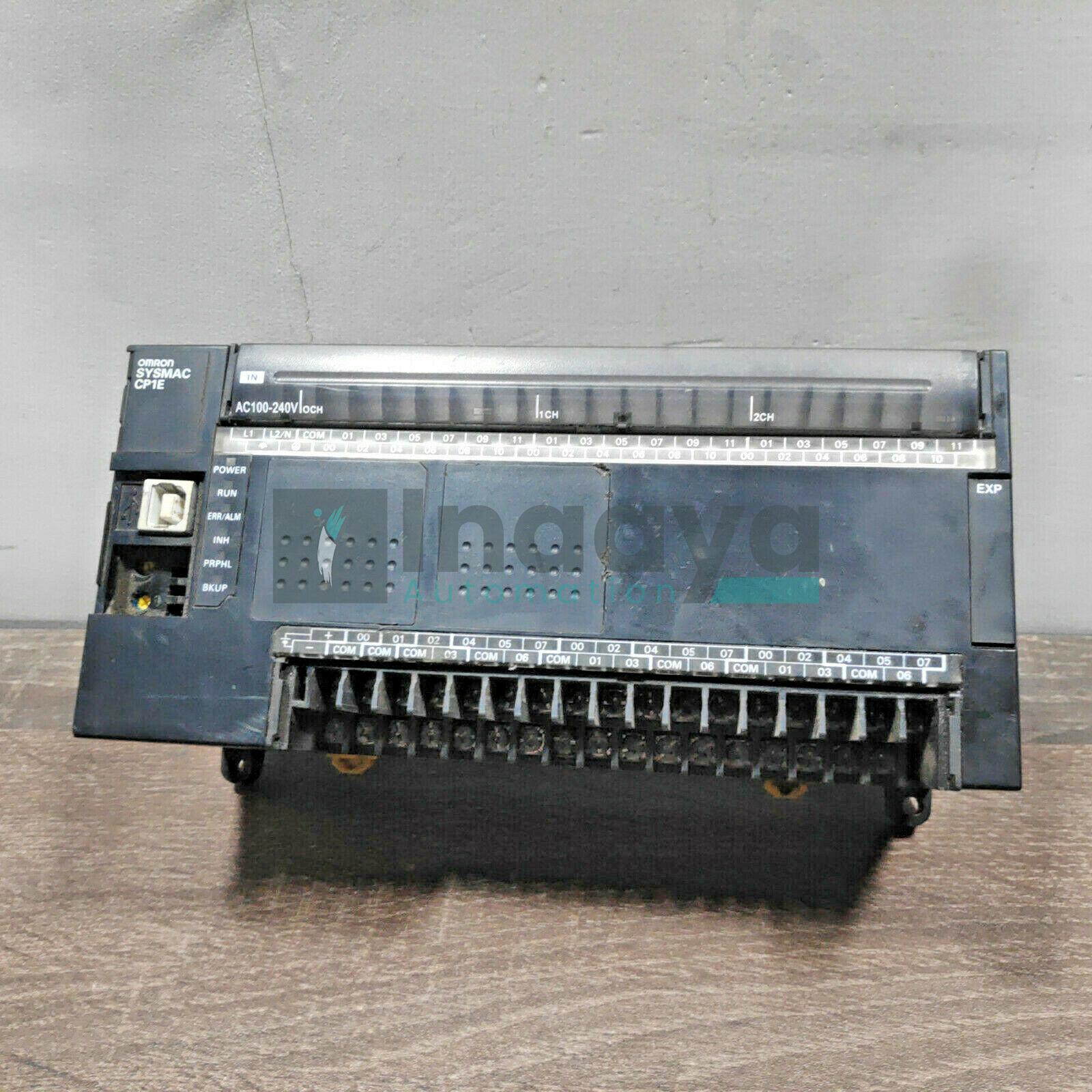 OMRON CP1E-E60DR-A-EC SYSMAC CP1E PLC