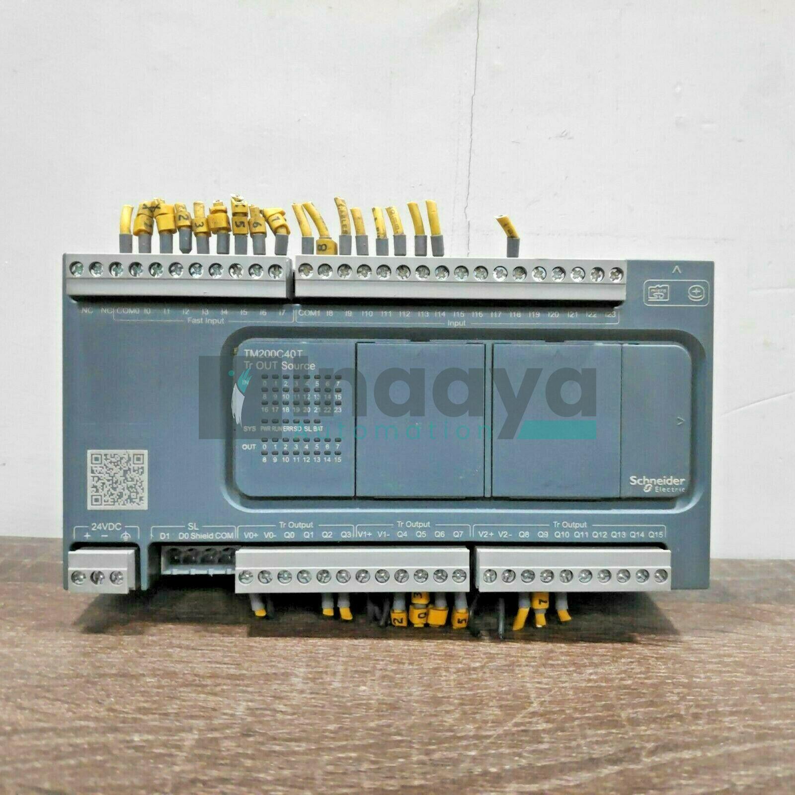 SCHNEIDER TM200C40T Modicon controller M200 40 IO transistor Source PLC