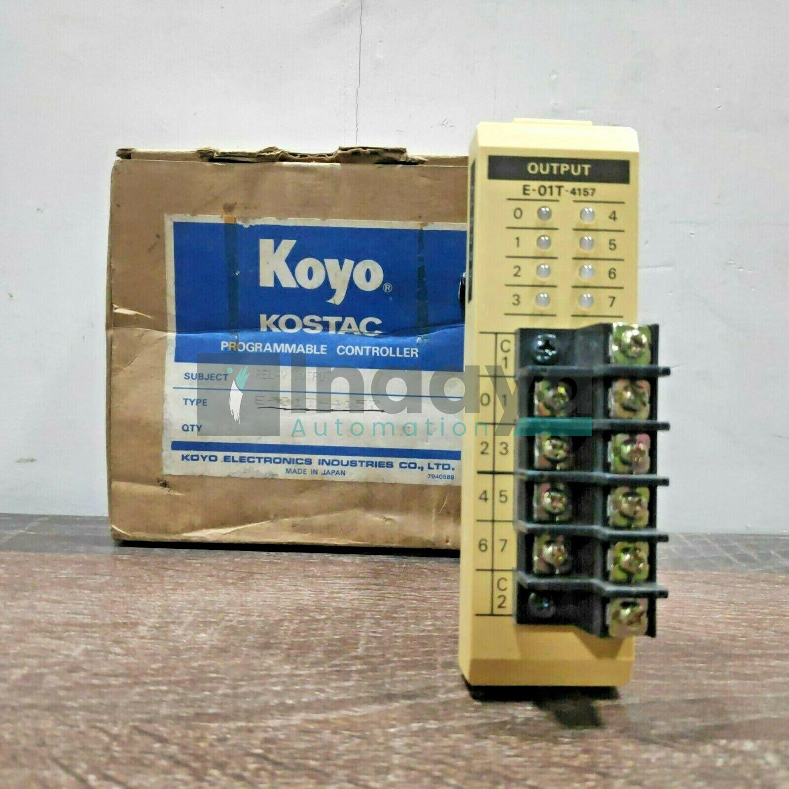 KOYO E-01T-4157 RELAY OUTPUT PROGRAMMABLE CONTROLLER