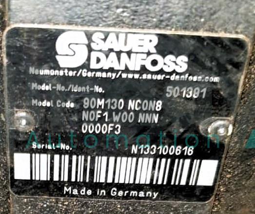 Danfoss 90M Piston Pump 90M130 NC0N8 N0F1 W00 NNN 0000F3 Axial Piston Motor