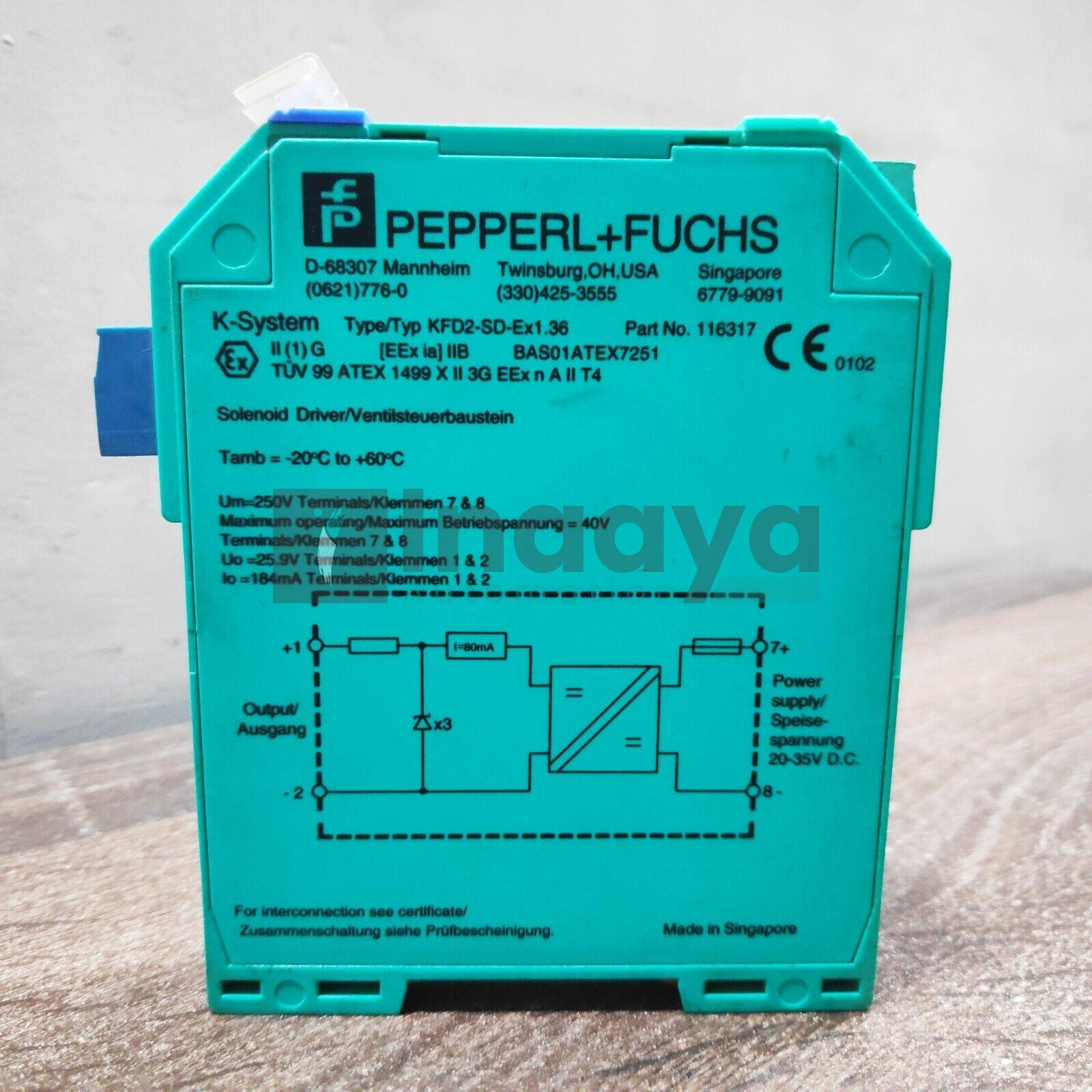 PEPPERL & FUCHS KFD2-SD-EX1.36