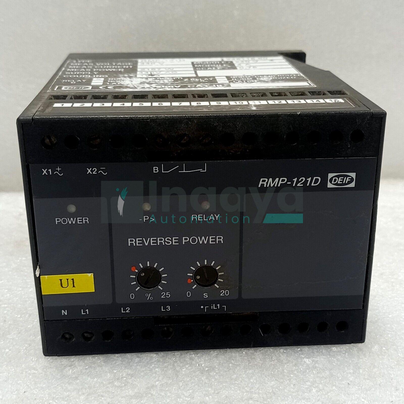 DEIF RMP121D REVERSE POWER RELAY