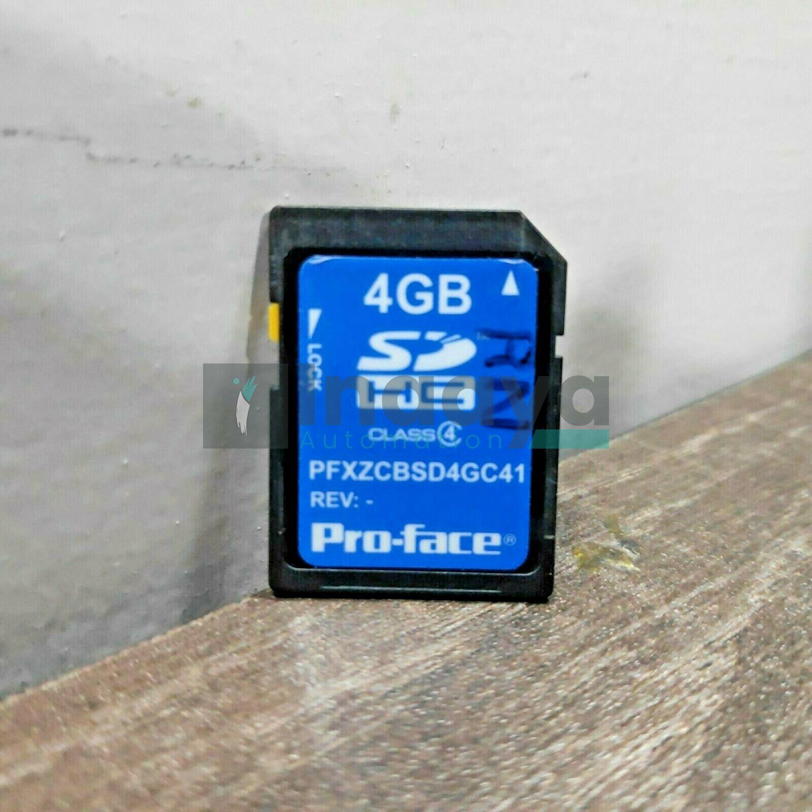 PROFACE PFXZCBSD4GC41 4GB SD CARD (CLASS 4) FOR GP4000 SERIES