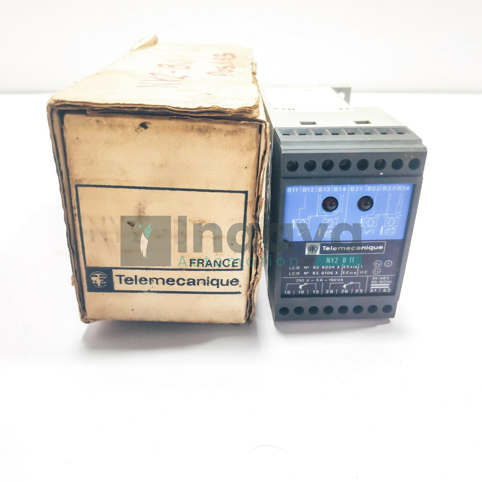 TELEMECANIQUE NY2-B11 DUAL CHANNEL SAFETY BARRIER RELAY