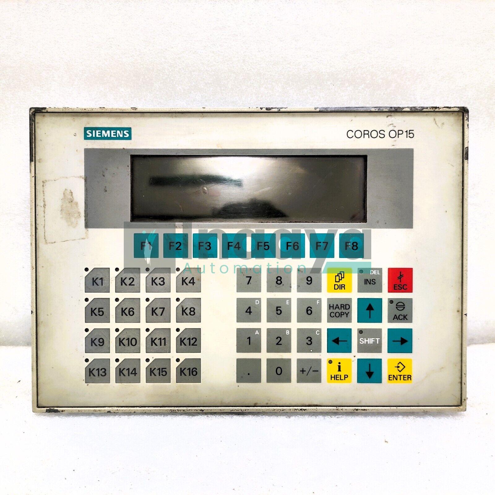 SIEMENS 6AV3515-1MA20-1AA0 OPERATOR PANEL