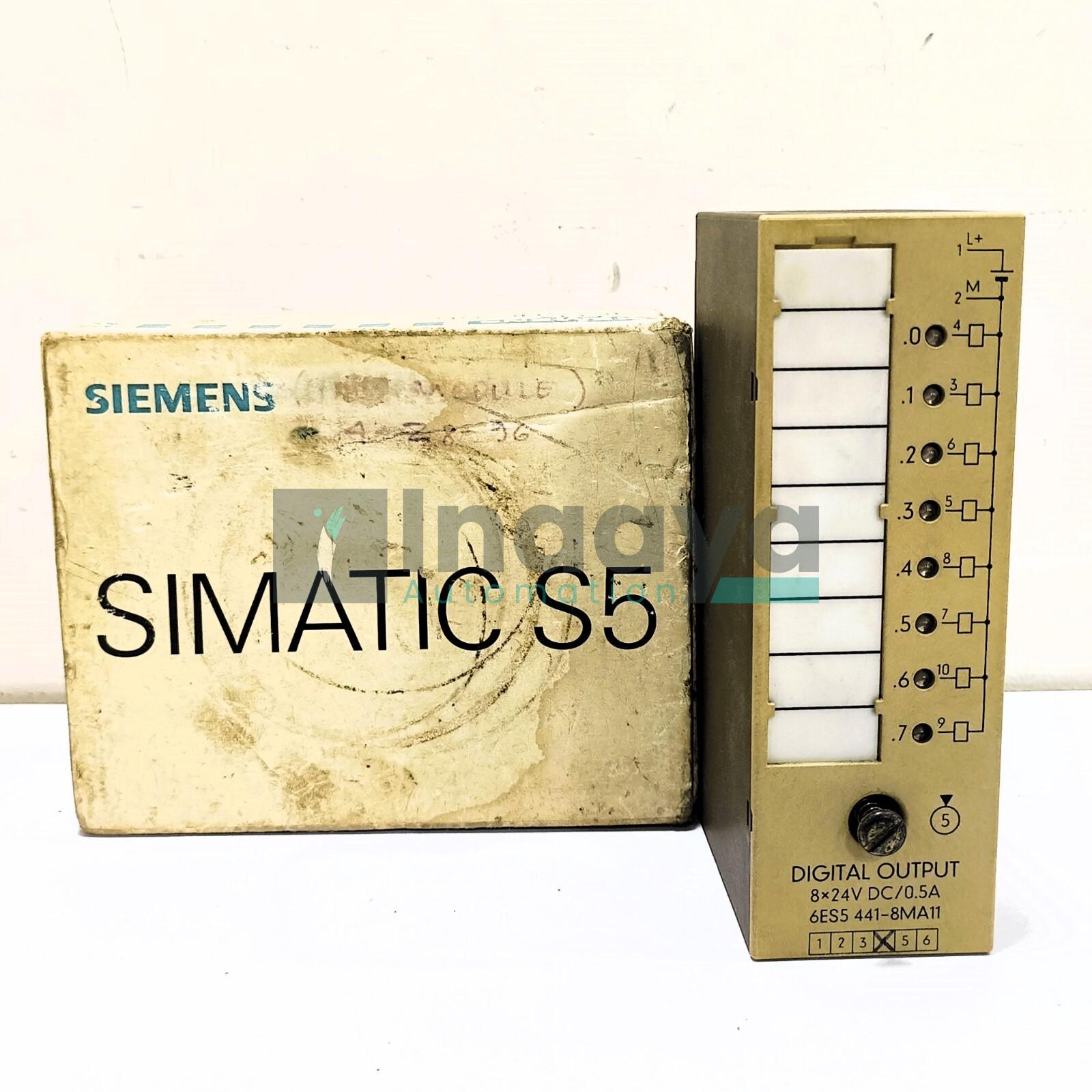 SIEMENS 6ES5 441-8MA11 SIMATIC S5 DIGITAL OUTPUT MODULE 