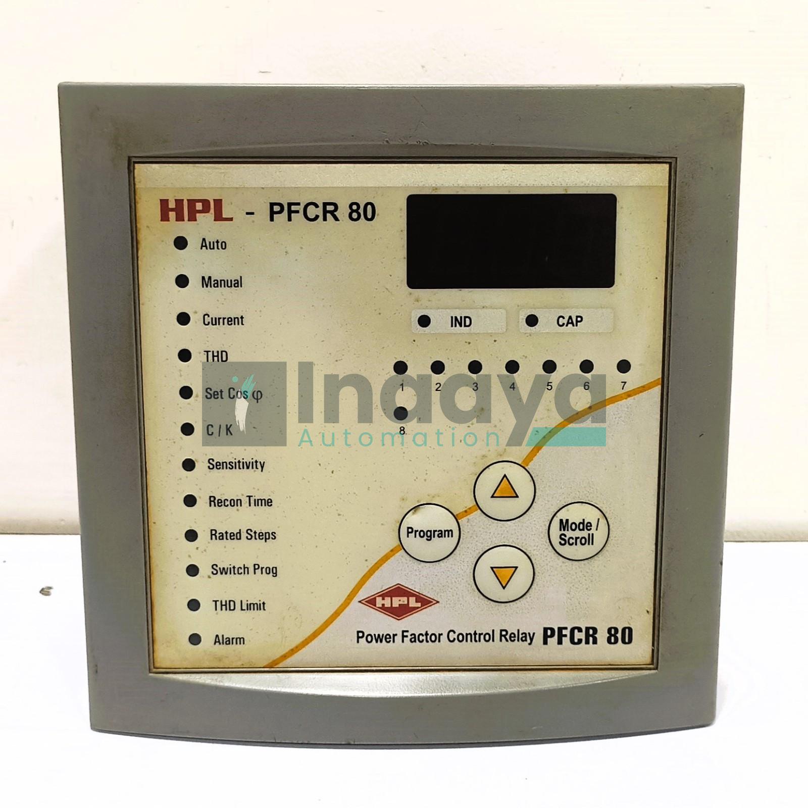 Hpl pfcr 80 Power Factor Control Relay
