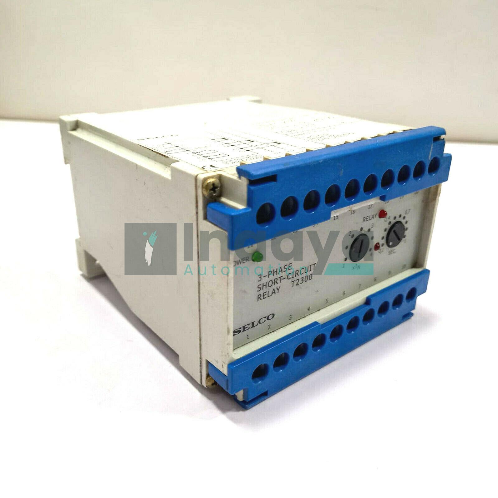 SELCO T2300-11 3-PHASE SHORT-CIRCUIT RELAY
