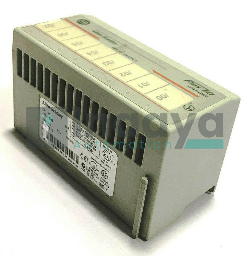 ALLEN BRADLEY 1794-OW8 FLEX I/O ISOLATED RELAY CONTACTS 8 POINT PLC OUTPUT MODULE