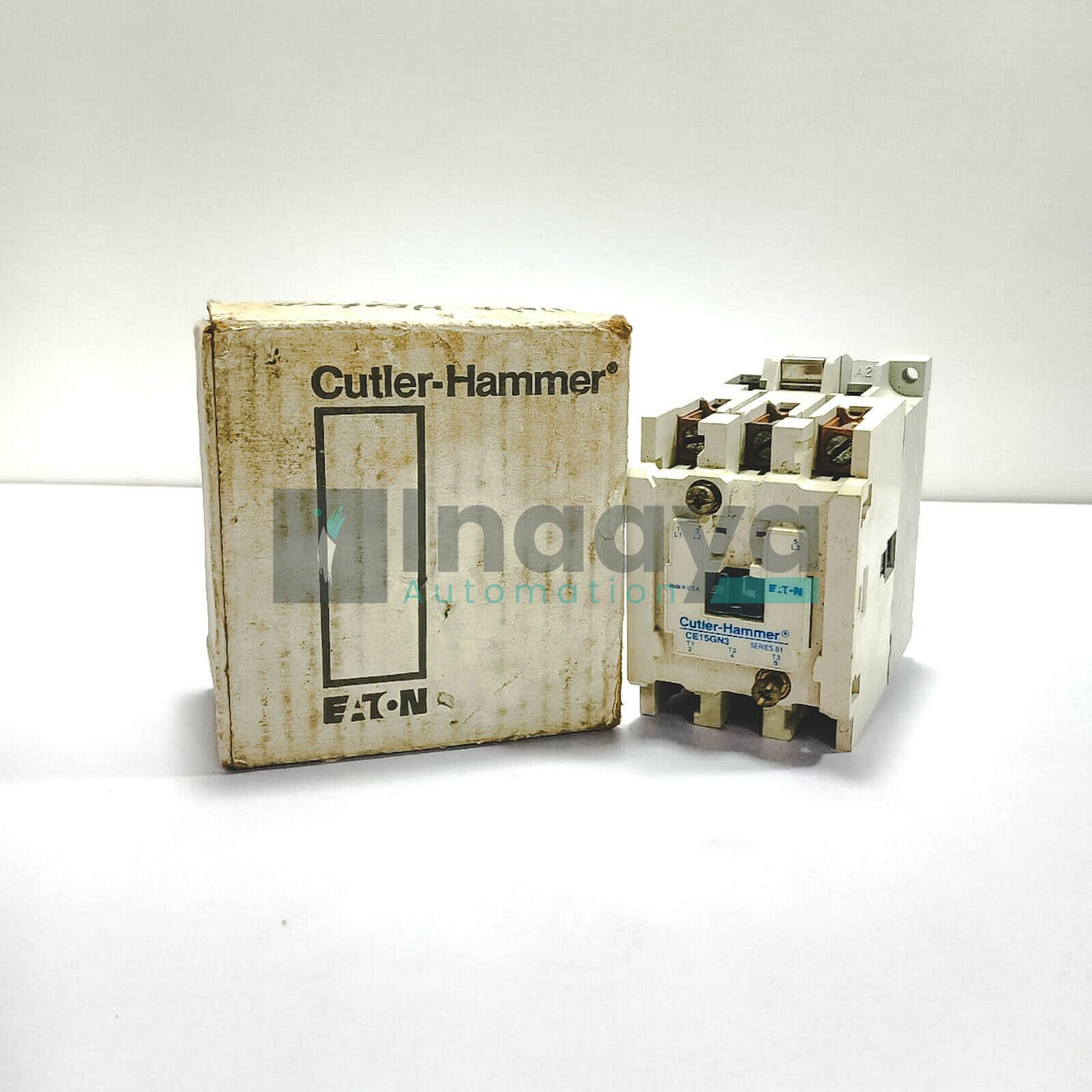 CUTLER HAMMER CE15GN3 37AMP 3POLE CONTACTOR (Without Coil)