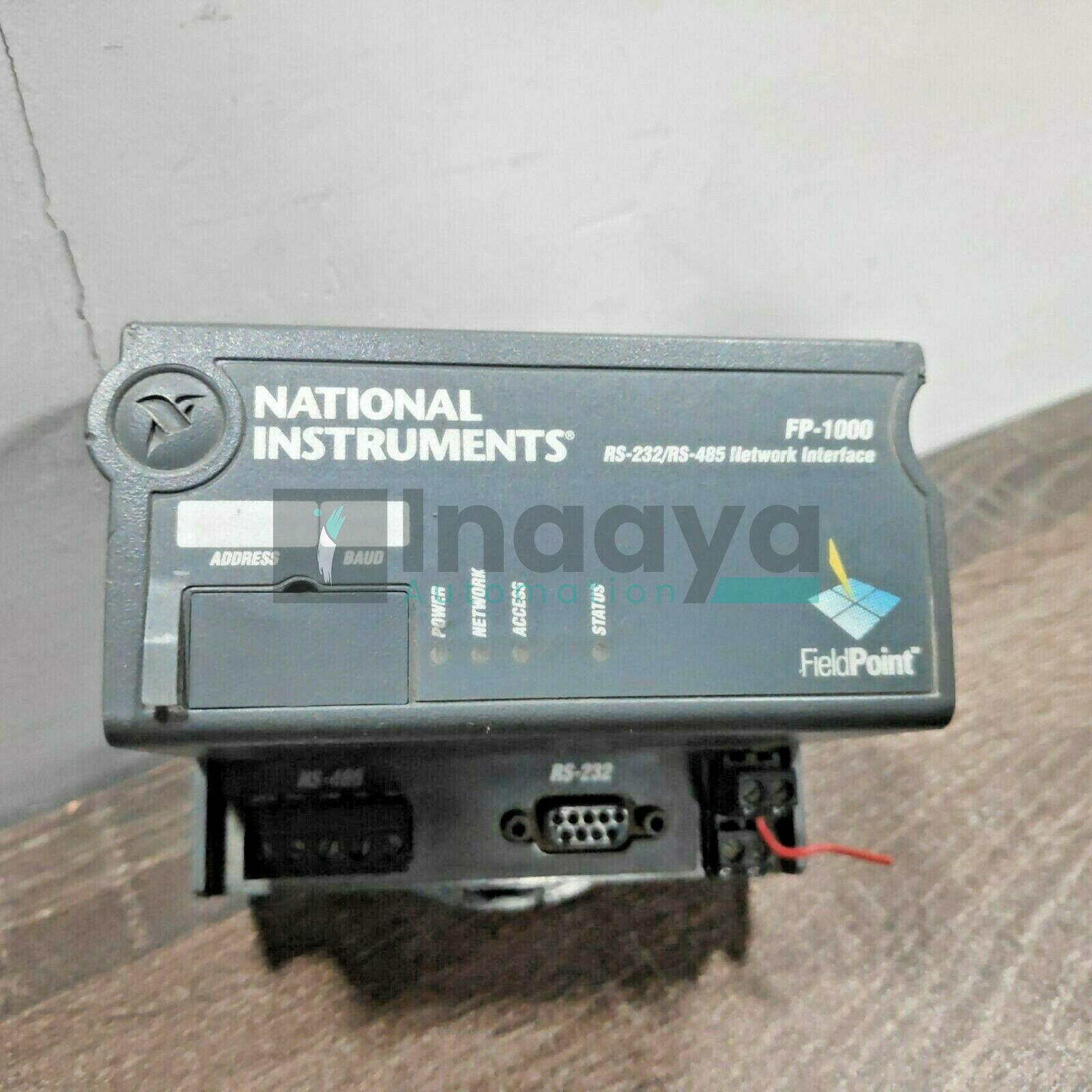 NATIONAL INSTRUMENTS FP-1000 NETWORK INTERFACE MODULE
