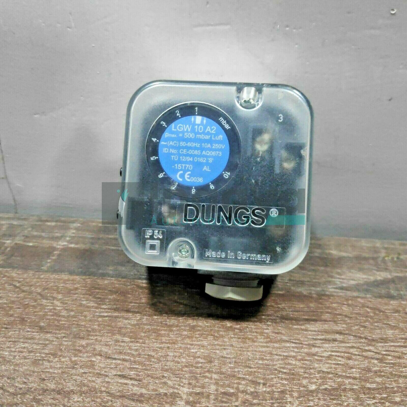 DUNGS LGW-10-A2 1-10 MBAR DIFFERENTIAL PRESSURE SWITCH