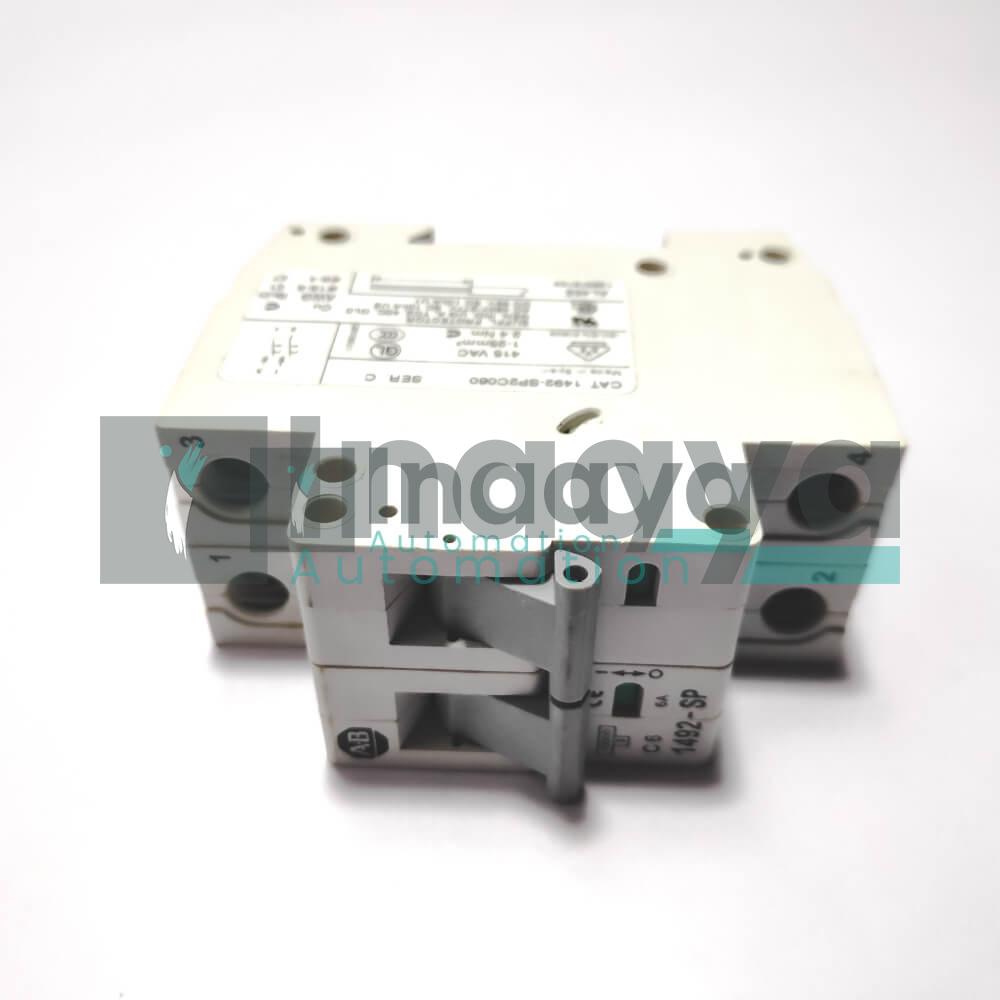 Allen-Bradley 1492-SP2C060 2 Pole 6 Amp Circuit Breaker