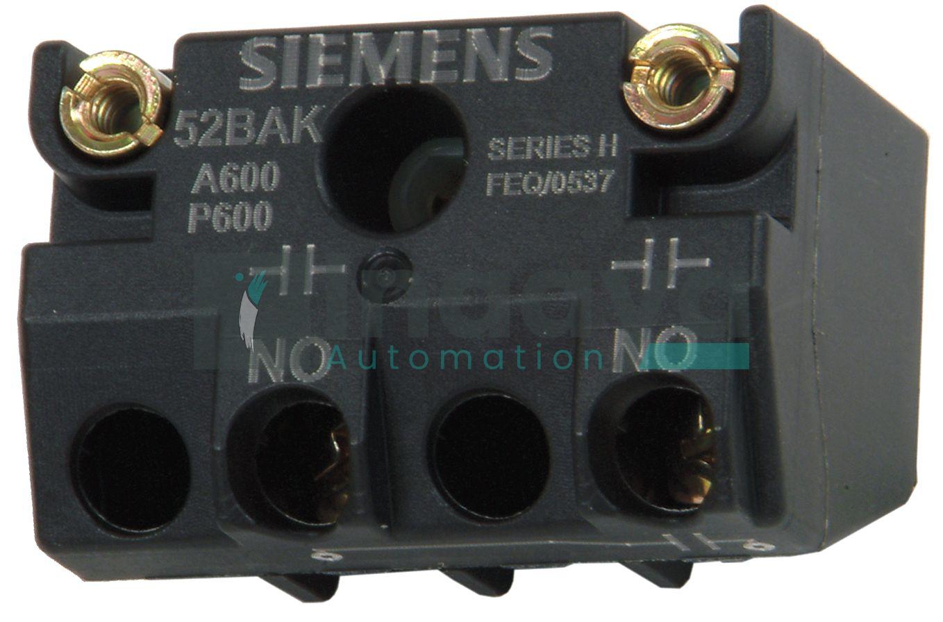 SIEMENS 52BAK 10AMP CONTACT BLOCK 