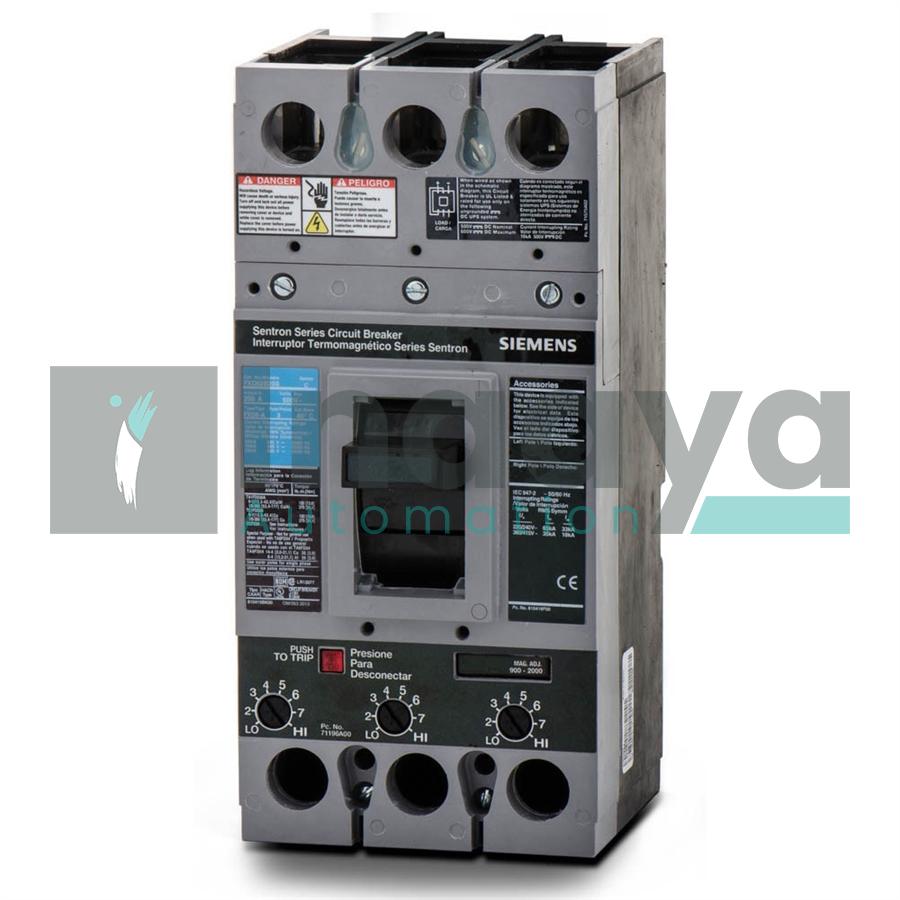 SIEMENS FXD63B200 200 AMP CIRCUIT BREAKER  