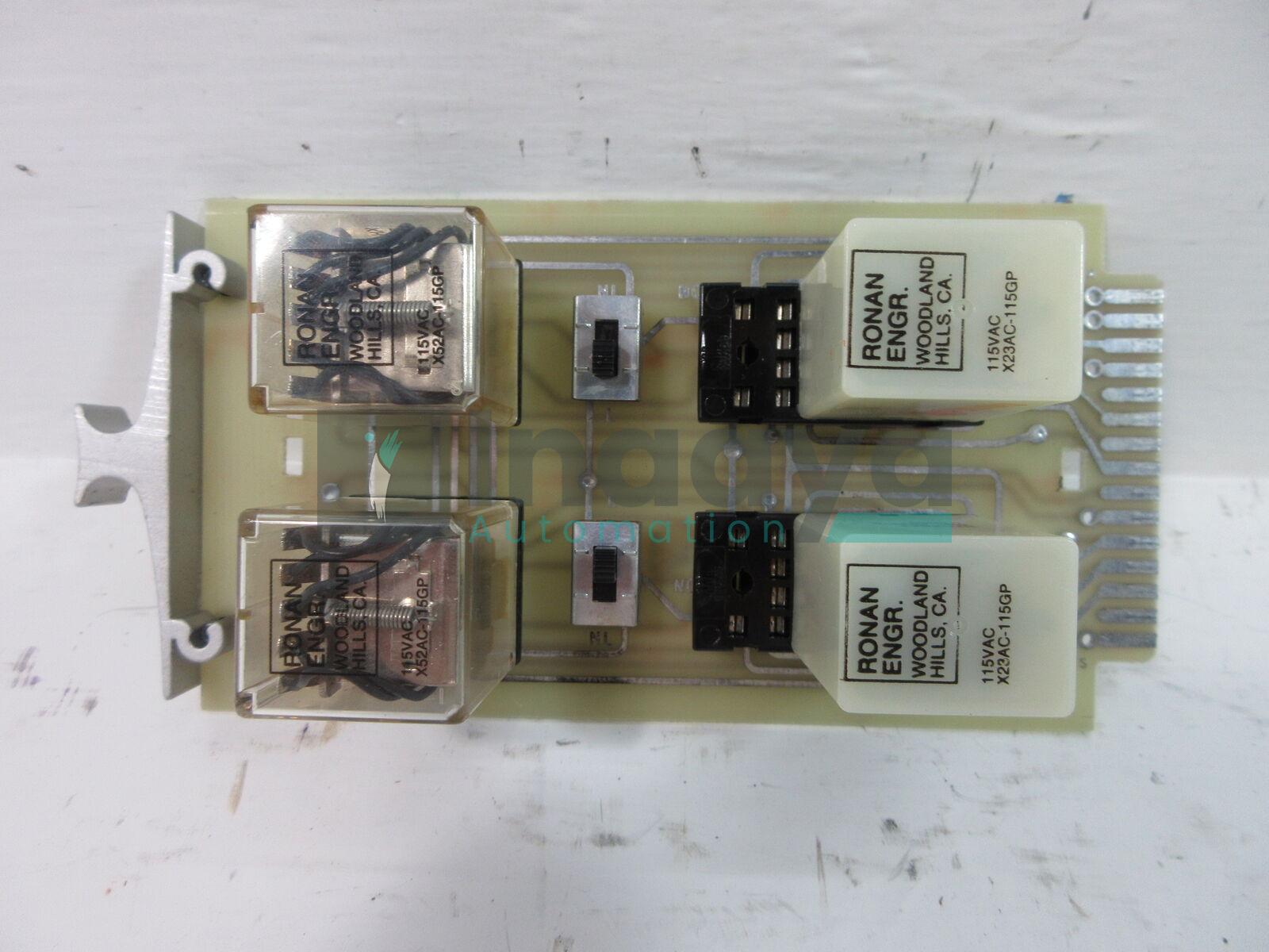 RONAN X9-1001-GP-24VDC DUAL REMOTE ALARM PCB