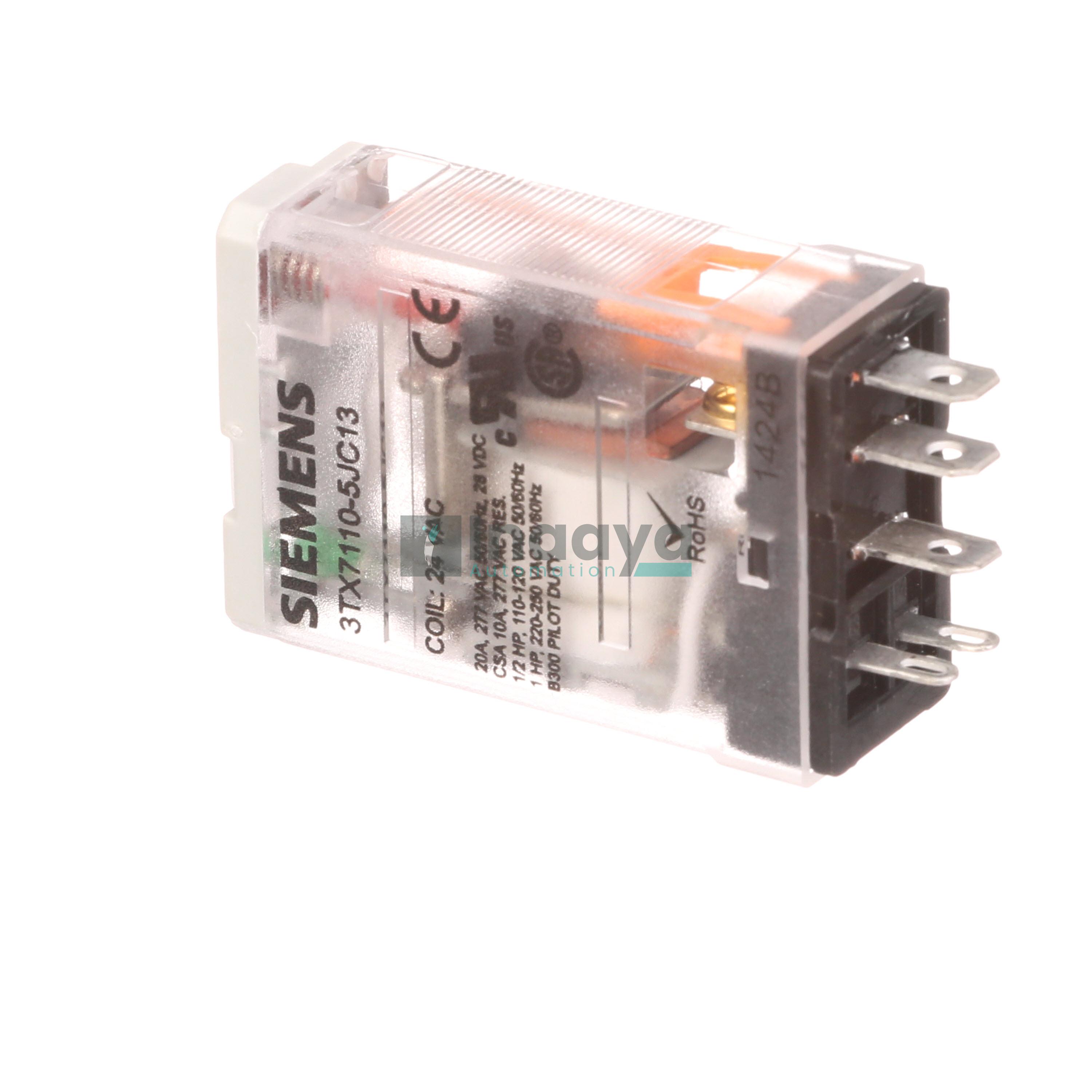 SIEMENS FURNAS ELECTRIC CO 3TX7110-5JC13 PLUG-IN RELAY