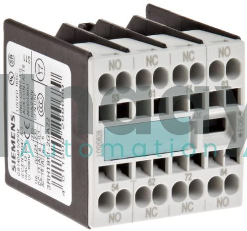 SIEMENS FURNAS ELECTRIC CO 3RH1911-2GA22 AUXILIARY CONTACT BLOCK