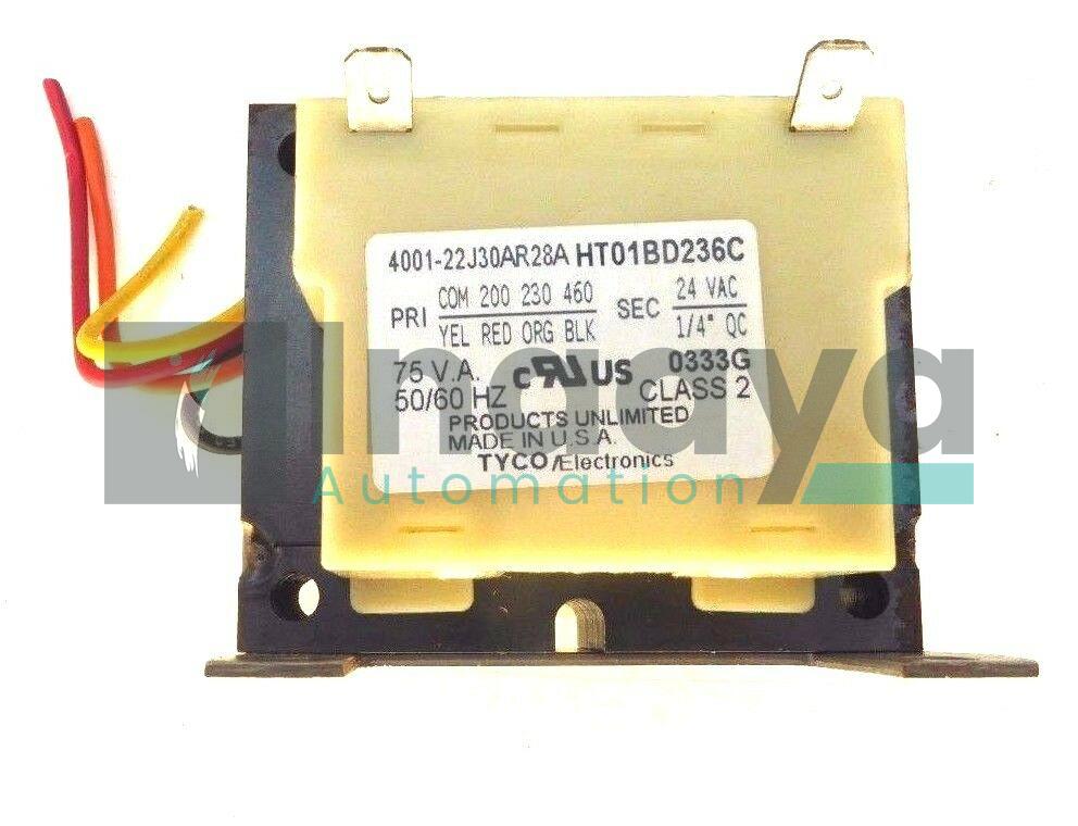 PRODUCTS UNLIMITED HT 01BD 236C TRANSFORMER 4001-22J30AR28A HT01BD236C CARRIER