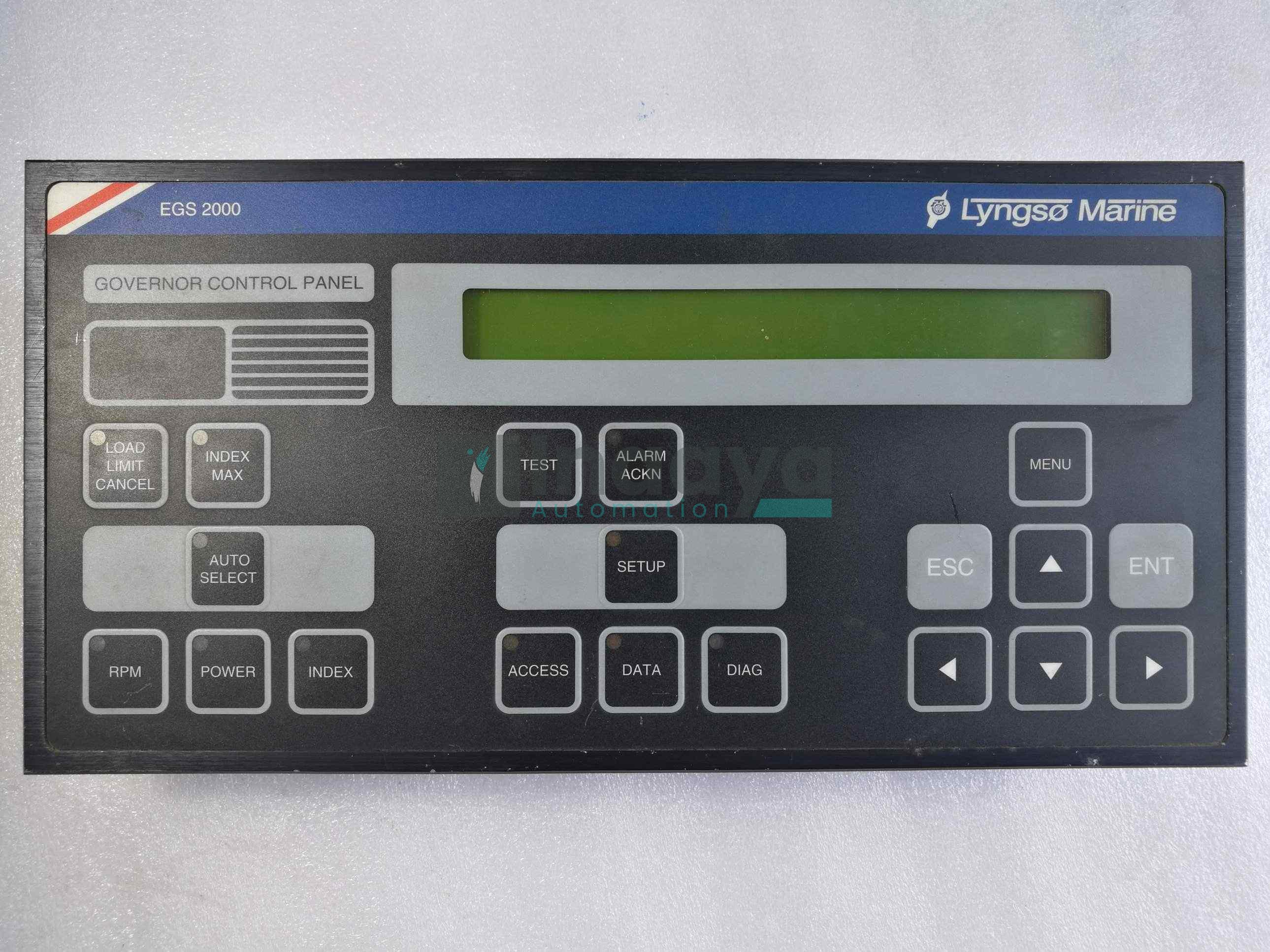 Lyngso Marine EGS 2000 Governor Control Panel