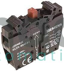 SIEMENS FURNAS ELECTRIC CO 3SB3400-0E CONTACT BLOCK