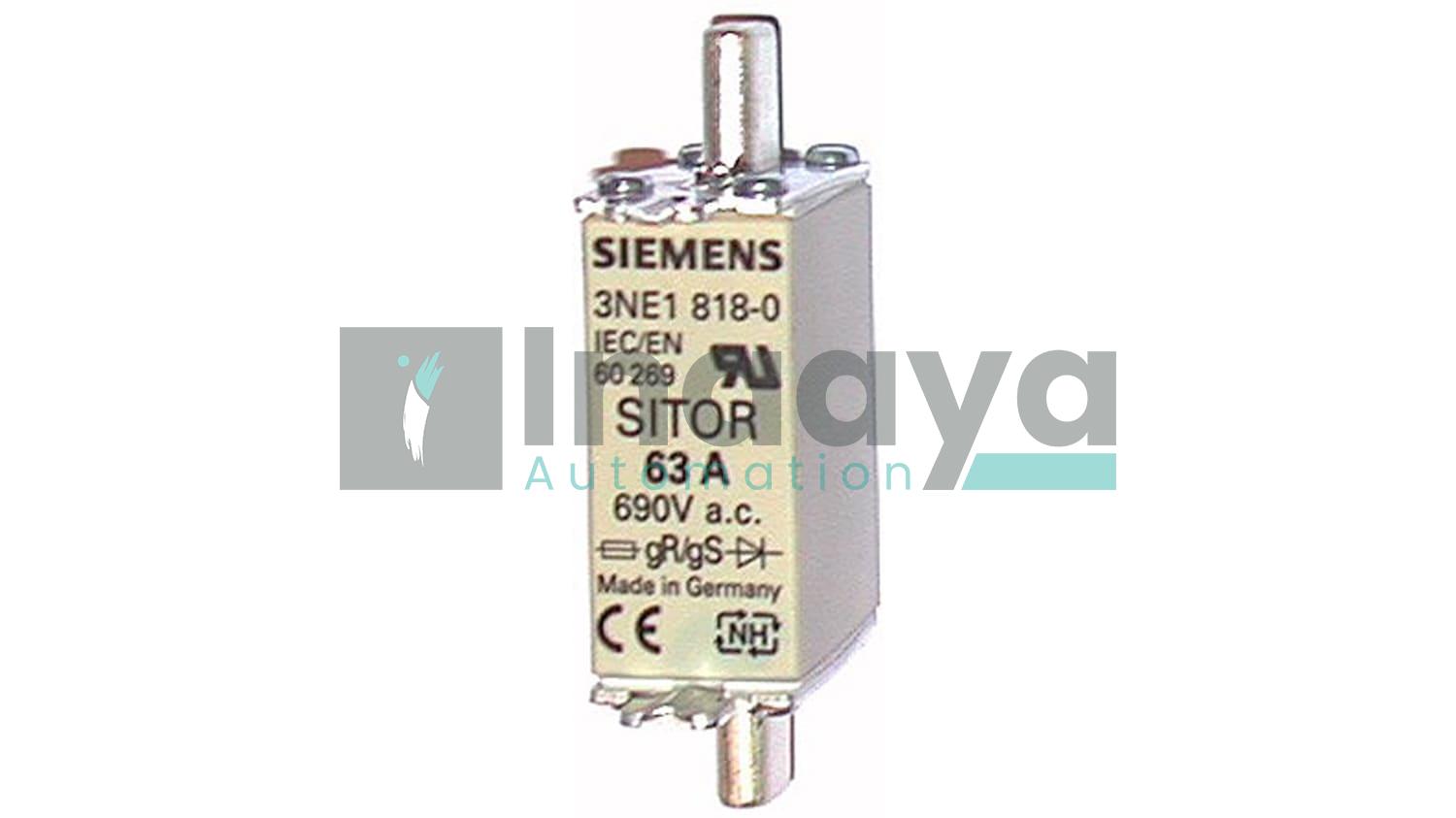 SIEMENS 3NE1-818-0 63AMP FUSE LINK